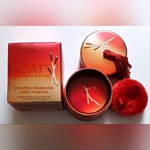 Rare! Urban Decay HEAT -  Cinnamon Scented, Sparkling Body Powder. New In Box